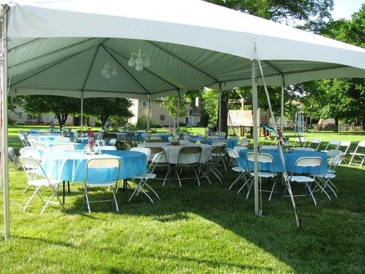 Expert Tent Set-Up, Visit our website for all our party rental items.