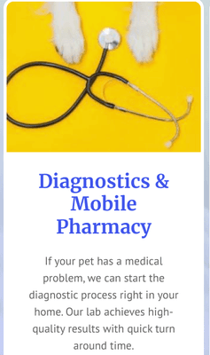 Mobile Veterinary Services