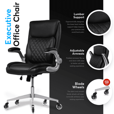 Oline Ergo Ace Leather Computer Desk Office Chair with Blade Wheels

Best shop in LA for all office chair needs - ofice furniture in LA