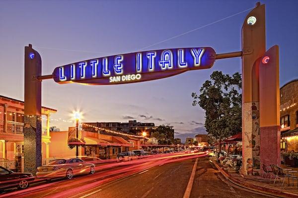 Little Italy at Night.