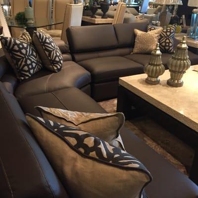 Top grain Italian leather Living Room Sets.