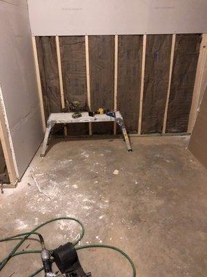 Framing basement