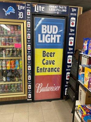 We Now Have Beer Cave! OPEN EVERY NIGHT UNTIL 11:30