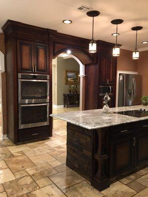 Beautiful Handmade kitchen cabinets!!! :)