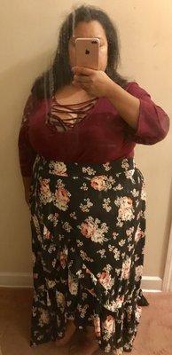 Torrid size 4 (actual size 24/26) looks kind of sexy.