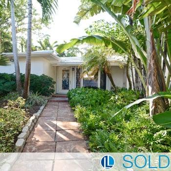 Quaint home in the east Fort Lauderdale neighborhood of Victoria Park.