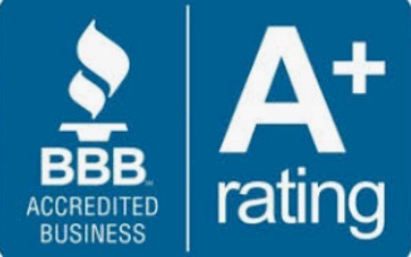 A+ with a better Business bureau servicing all of orange Chatham and Wake county of North Carolina.