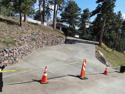 very pleased with our concrete driveway, thank you Premier!!!