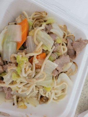 Beef chow mein.