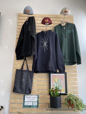 Accessories and merch at Treestar