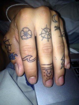 Finger tattoos