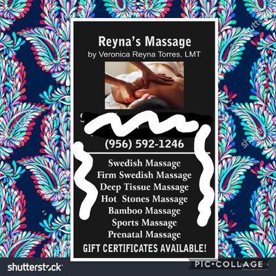 Reyna's Massage