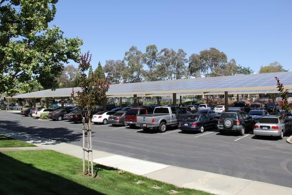 US Food Service in Livermore, CA Solar Carport Project developed by King Solarman and Delta