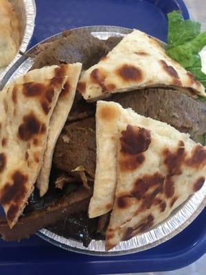 Greek Salad with gyro meat