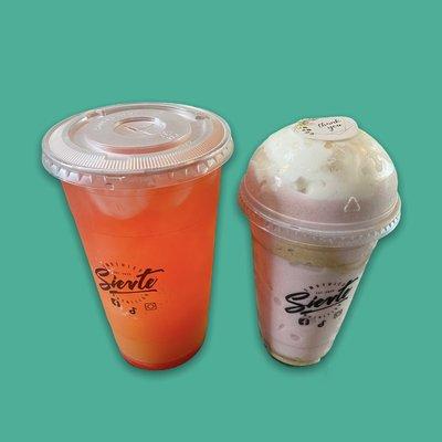 Ice MEGA TEA & Smoothie CHEESECAKE