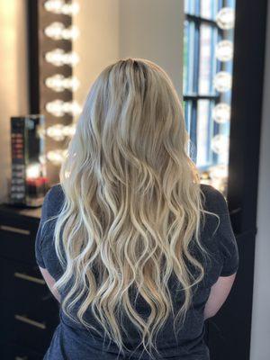 Beaded Row Extensions 18" with custom color