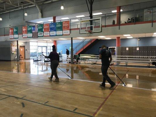 Sports Floor Refinishing