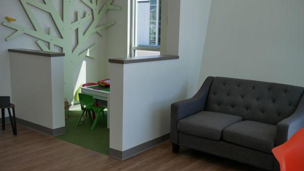 Relax in our waiting room while your family has their dental appointment. We also have a children's play area.