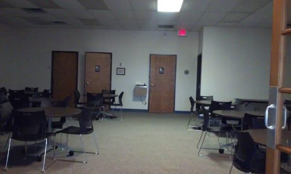 Our multipurpose room! Continental breakfast, hot lunch and snack are served in here!