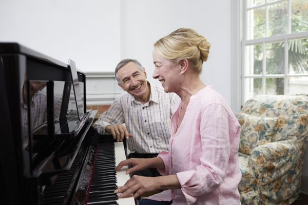 Playing the piano keeps your mind sharp and your spirit happy!