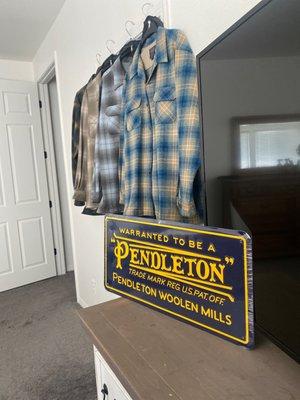 Just  a few Pendleton's to add to the collection, thanks Greenspan's for the Pendleton plate gift.