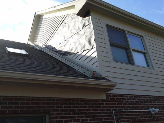 Carpentry and siding repairs