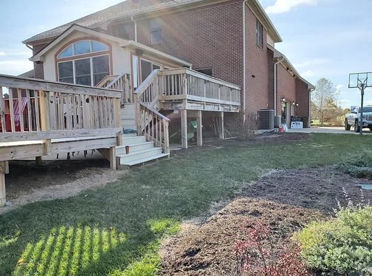 Another angle of my deck & pool job.