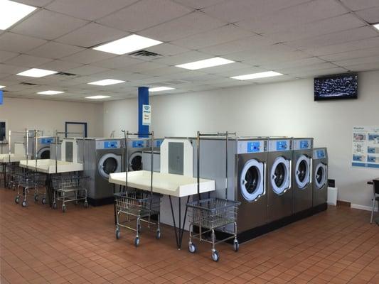 At Atlantic Coast laundrymen they're Machines of all sizes to meet your everyday need. 2 loads to 6 load machines.