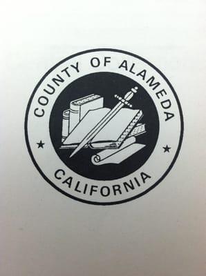 Seal of the County of Alameda.