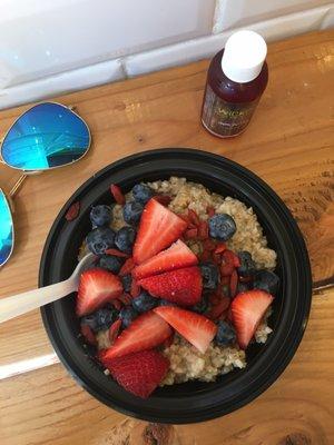 Very Berry Oatmeal bowl.