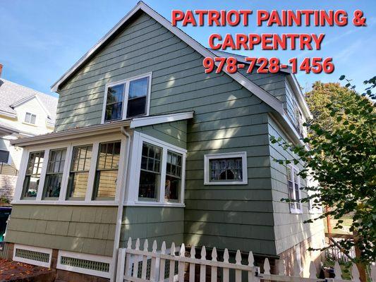 Melrose Ma Finish Painting call us For your Estimate 978-728-1456 patriotpaintingcarpentry@gmail.com