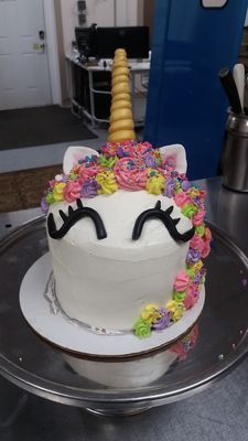 Custom Unicorn Cake!