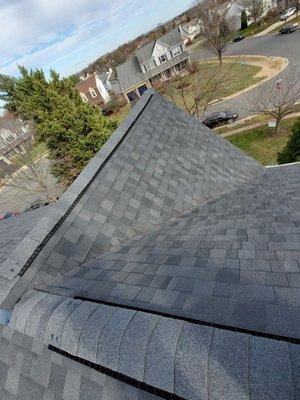 CertainTeed ridge vent and ridge cap shingles