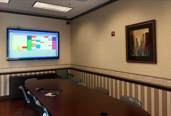 This is our beautiful conference room where we perform our consultations and continuing education seminars.