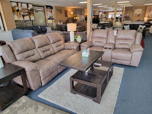 Power Reclining Sofa and Loveseat 2pc set $2099