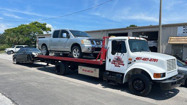 Double towing service