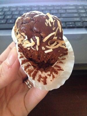 Chocolate coconut cake.