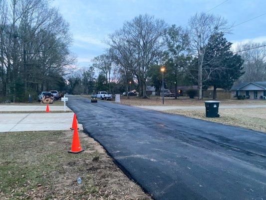 Our Xtreme crew got this private road repaved and knocked out in just a day! 
(850) 999-7800