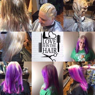 #purplehair #pink #goldwellsilk #pulpriot