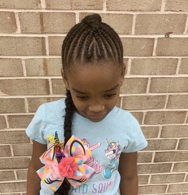 Simple childrens braids