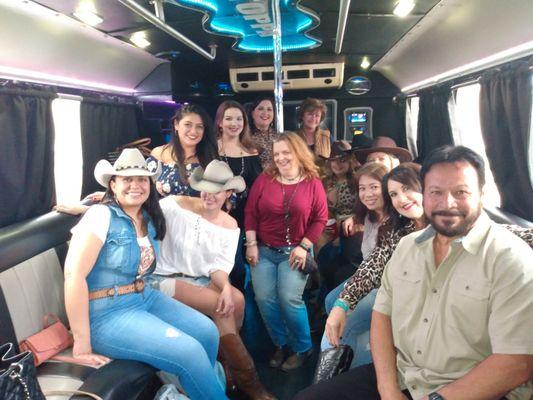 Houston's Rodeo ride with Sho' Stoppa Party Bus