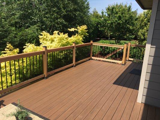 Decking after Jon of All Trades LLC. Decking installations.