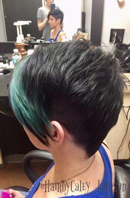 undercut & color.