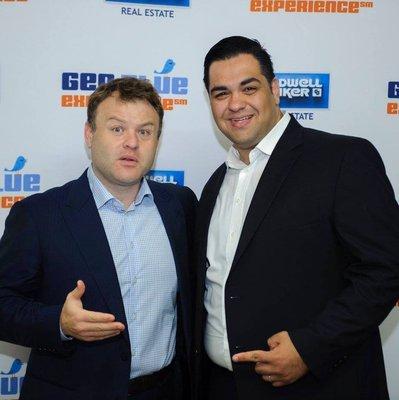 Lev Shalomayev With Frank Caliendo at the 2016 Coldwell Banker Genblue Conference