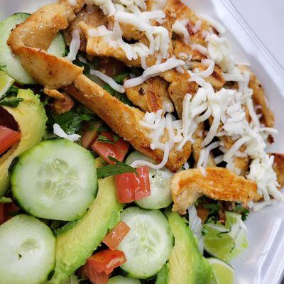 Grilled chicken salad