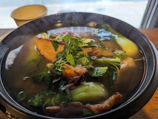 BBQ Pork Won Ton Noodle Soup