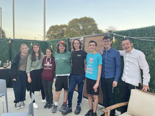 The most recent teen event at Chabad of Fremont.