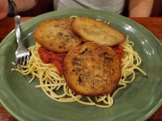 Egg plant marinara (no provolone)