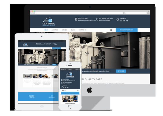 Responsive web design customized to your business.