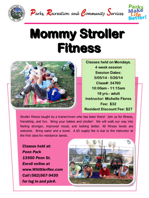 Fitness class for mommies